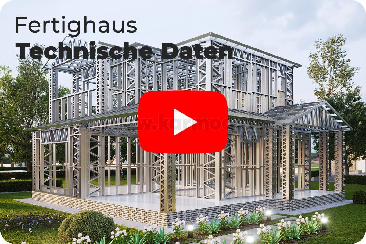Technische Daten des Fertighaus